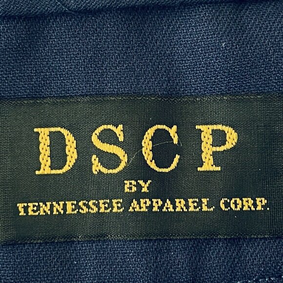 DSCP Men's Blue Wool Blend Trouser Pants Sz 37S Unhemmed Flat Front Straight NEW - Picture 7 of 13